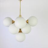 Atomic Lustre in Brass by Kaiser, Germany, 1960s