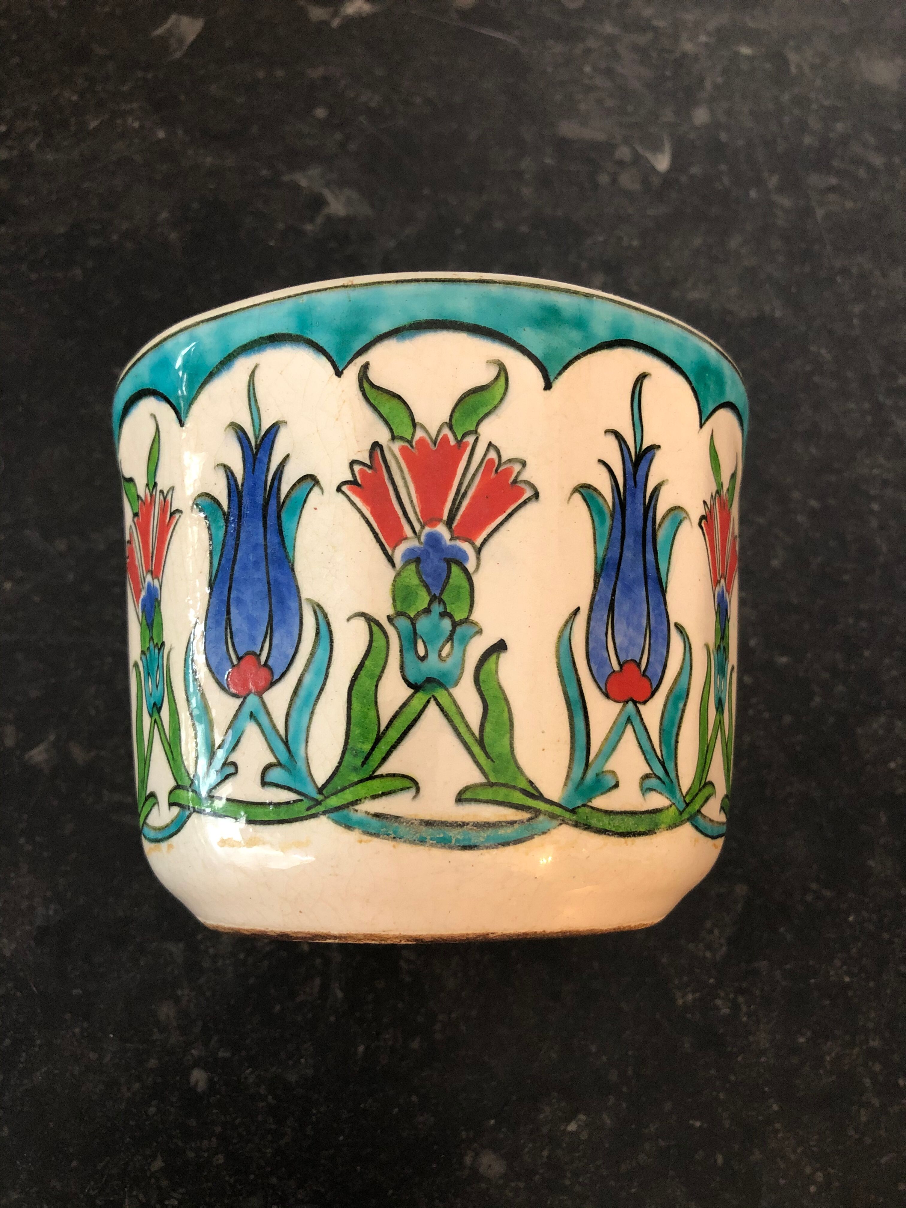 Ancient earthenware pot cover