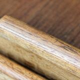 Scandinavian teak rolling trolley