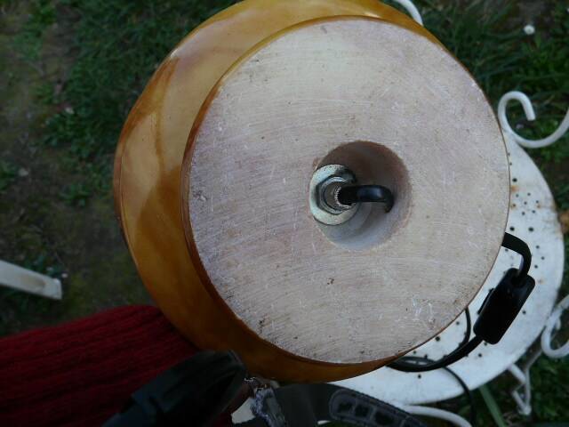 Alabaster table lamp