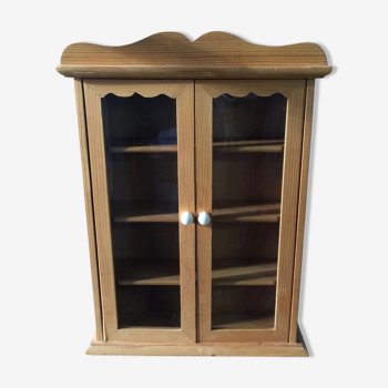 Vitrine en bois