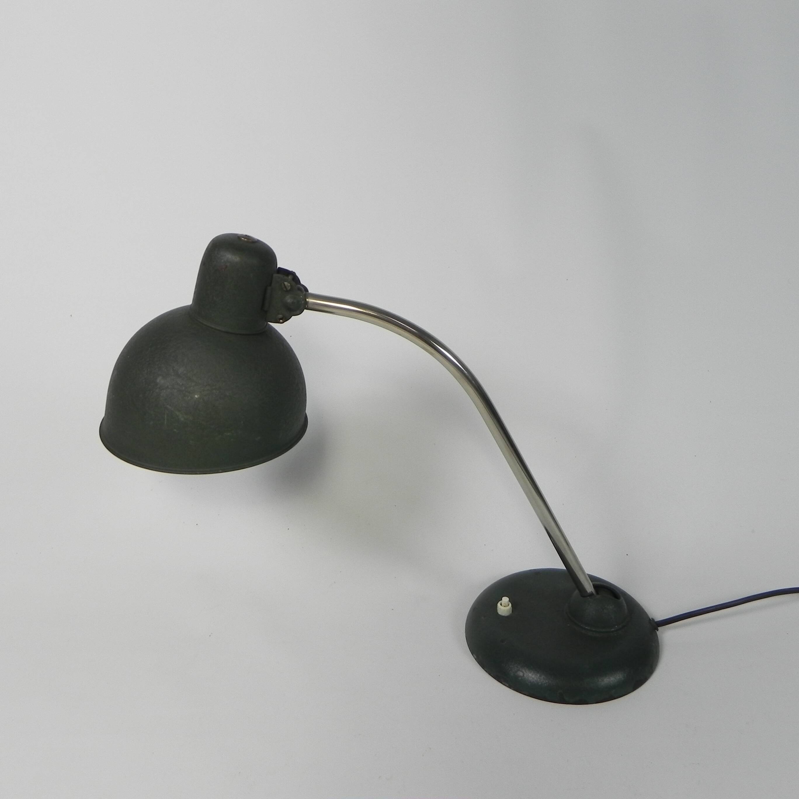 Bauhaus lamp model 6551 by Kaiser idell, 1940s