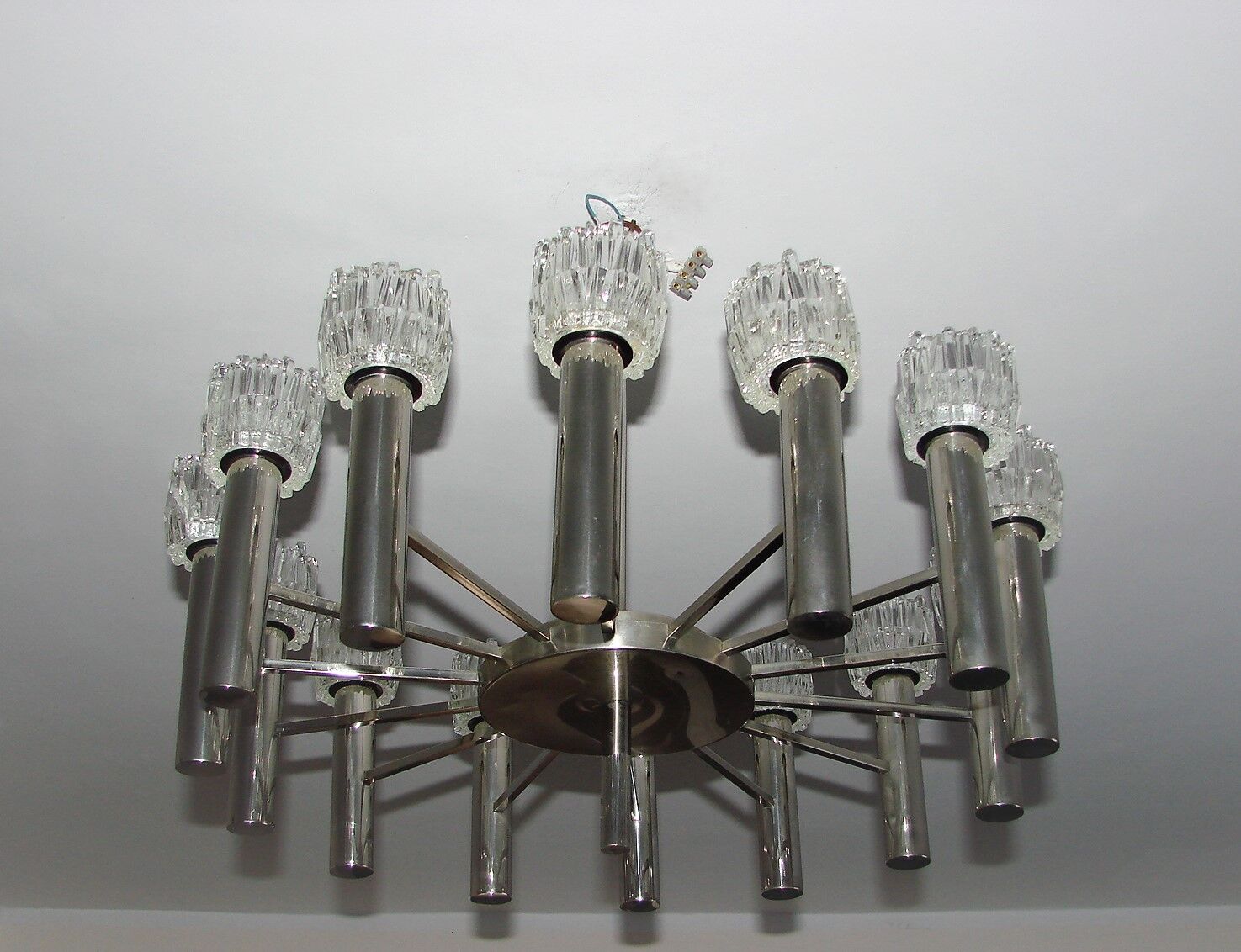 Conception de lustre Scolari, années 70