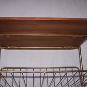 Occasional door-vinyls and magazine rack in the 1950s furniture