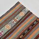 6x8 Ethnic Striped Green & Orange Kilim Rug, 176x230Cm