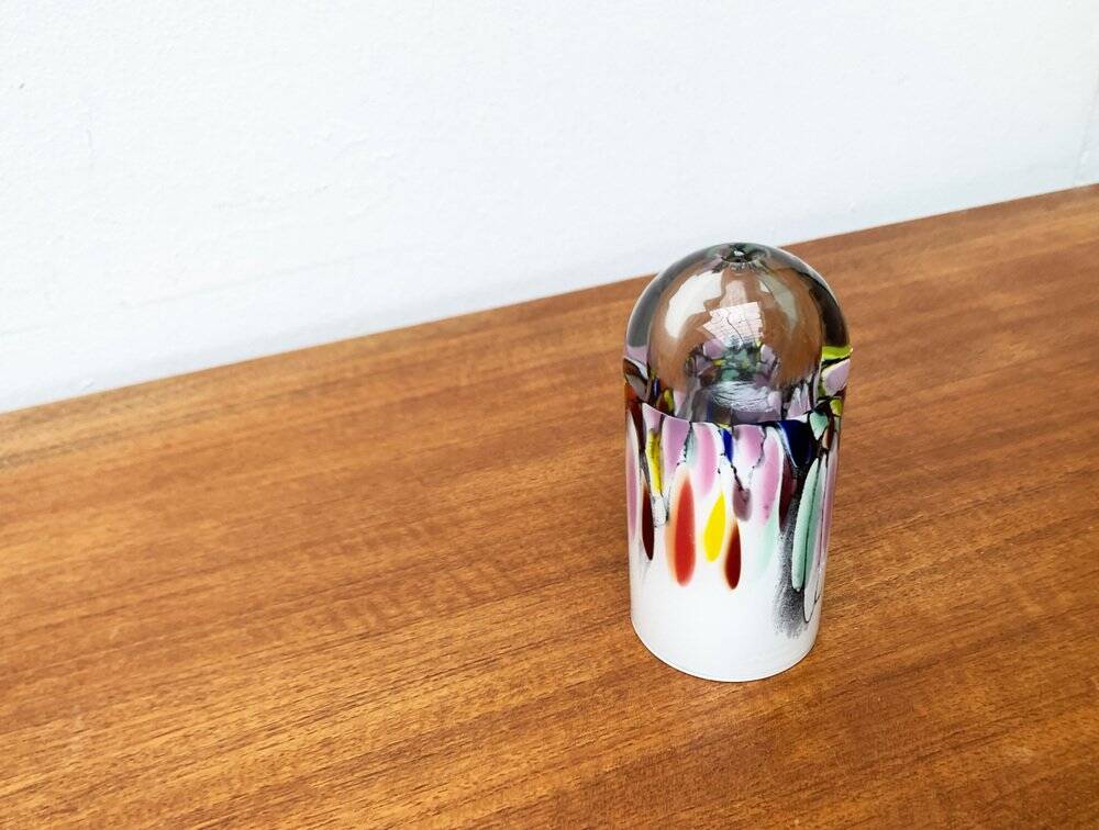 Postmodern glass vase by Hans Jürgen Richartz for Richartz Art Collection, 1980s.