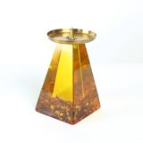Bougeoir vintage en résine, Tchécoslovaquie, années 1960