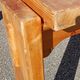 Brutalist style pine table from the 1970s.