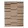 Dark Brown Striped Ethnic Kilim Rug, 224x297Cm