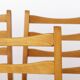 Set of 4 Vintage Beech Dining Chairs, Mid Century Modern, German 1960s