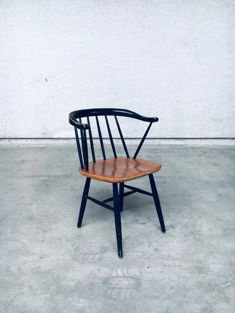 Set of Mid-Century Modern Fanett Armchairs, Denmark, 1950s