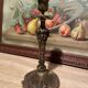 Bougeoir en bronze art déco
