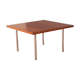 Table basse chromée Hans J Wegner teck restauré & palissandre  Andreas Tuck