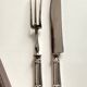 Cutlery for Meat Silver Minerva Helmeted PARIS
