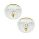 Pair of Mid-Century Bubble Glass Ceiling Lights - H.Tynell for Limburg, 60s