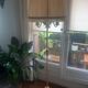 Vintage bronze lampshade floor lamp