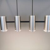 Very beautiful and rare Cylinder IV hanging lamp designed by Jo Hammerborg for Fog og Mørup in 1966.