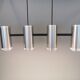 Very beautiful and rare Cylinder IV hanging lamp designed by Jo Hammerborg for Fog og Mørup in 1966.