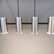Very beautiful and rare Cylinder IV hanging lamp designed by Jo Hammerborg for Fog og Mørup in 1966.