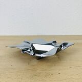 Chromed stainless steel designer ashtray