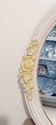 Antique dressing mirror with floral moldings