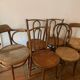 Lot de 4 chaises bistrot et deux fauteuils bistrot