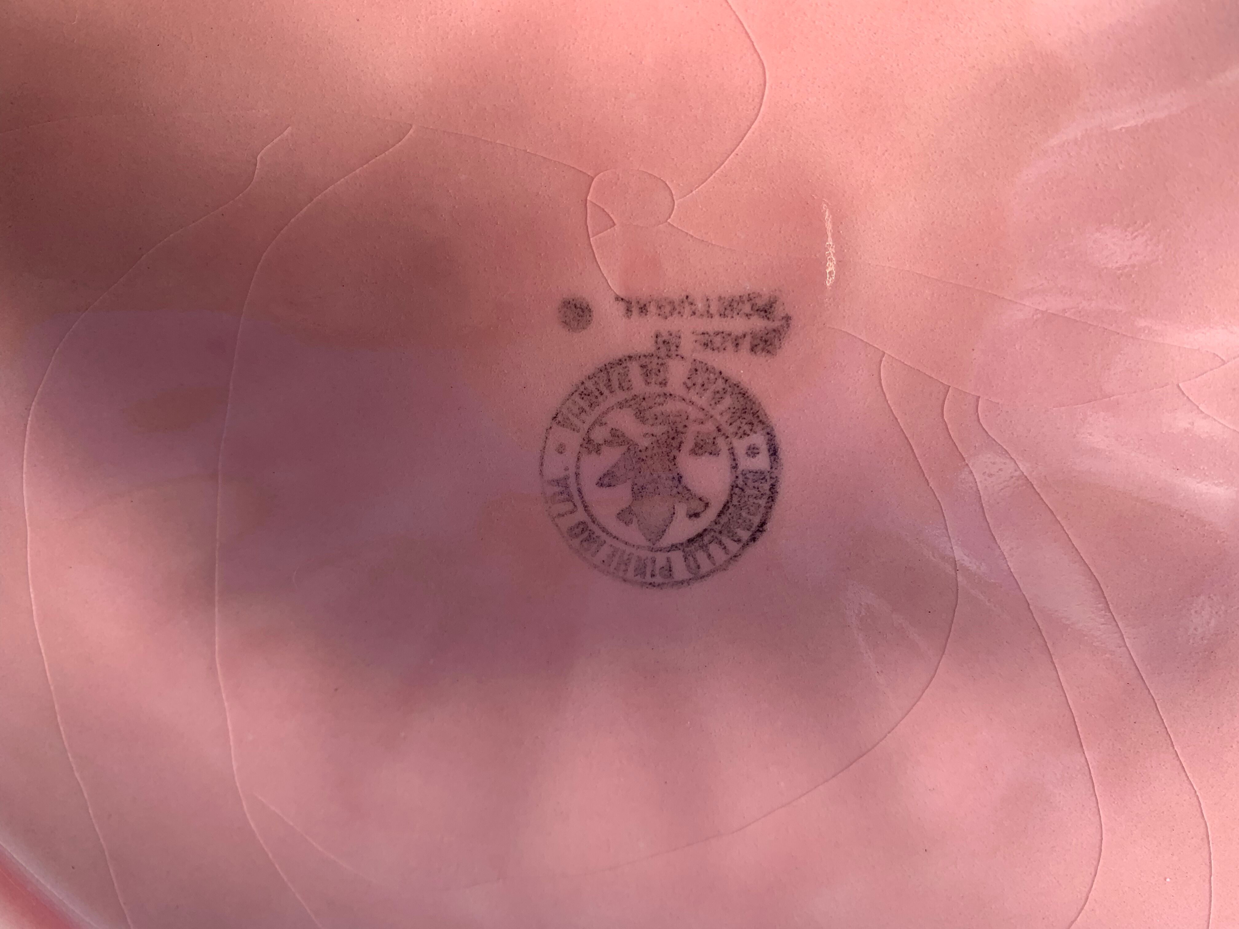 Plat à gâteaux en barbotine céramique