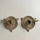 Cellar rat candlesticks (pair) in vintage bronze, re-edition from the 80s