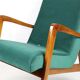 Chaise polonaise vintage en vert, années 1970