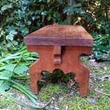 Small vintage footrest bench