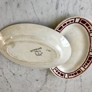 Duo of raviers Badonviller model "Barbizon" 30s