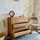 Commode vintage bois - années 50/60 – 4 tiroirs