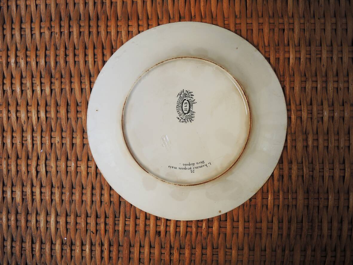 5 old ceramic speakers HB Choisy