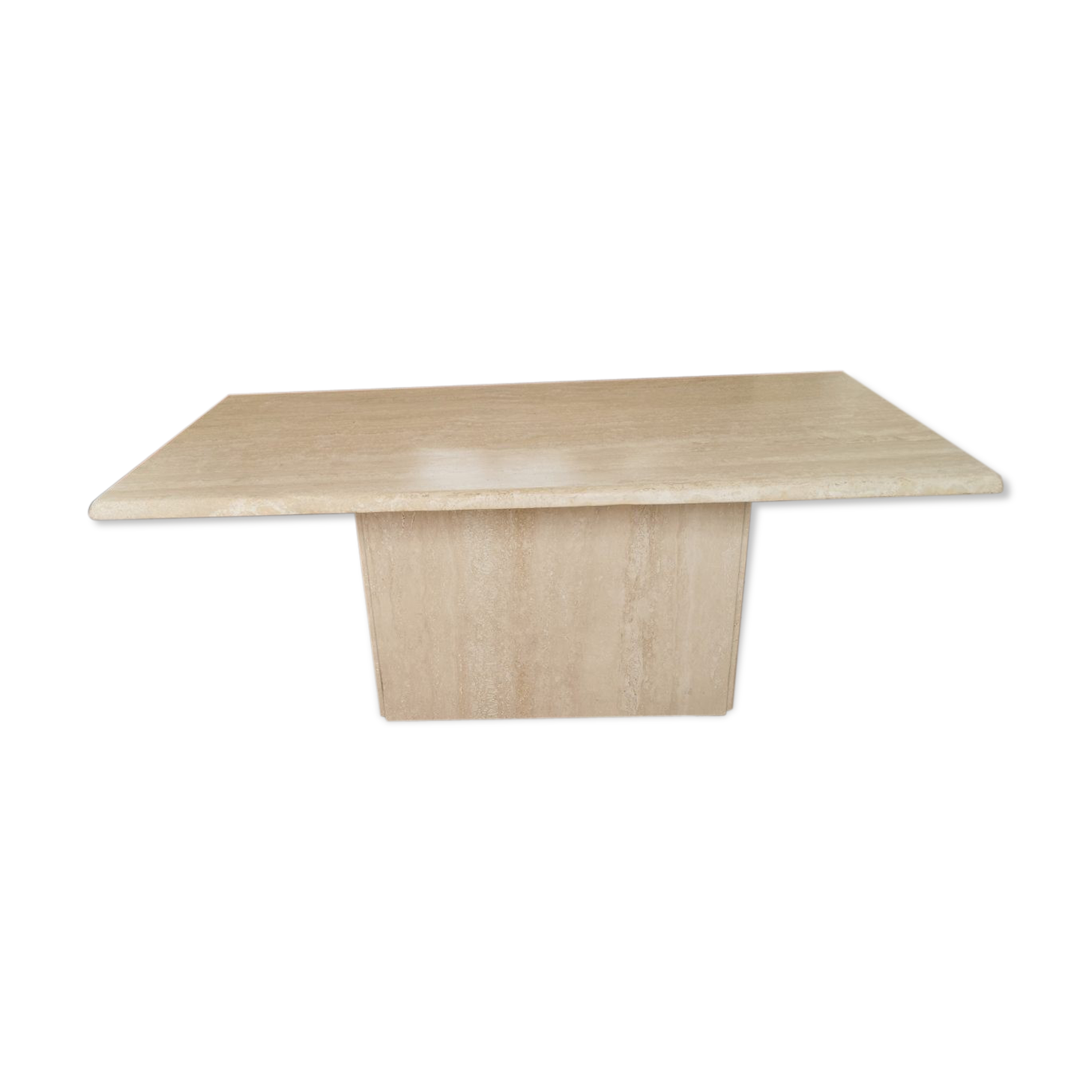 Table basse travertin