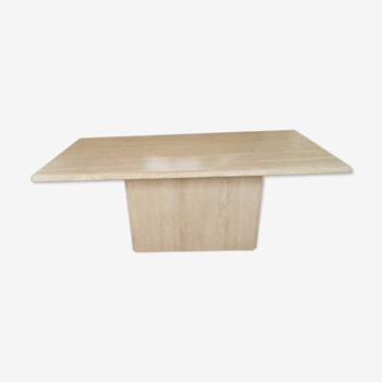 Table basse travertin