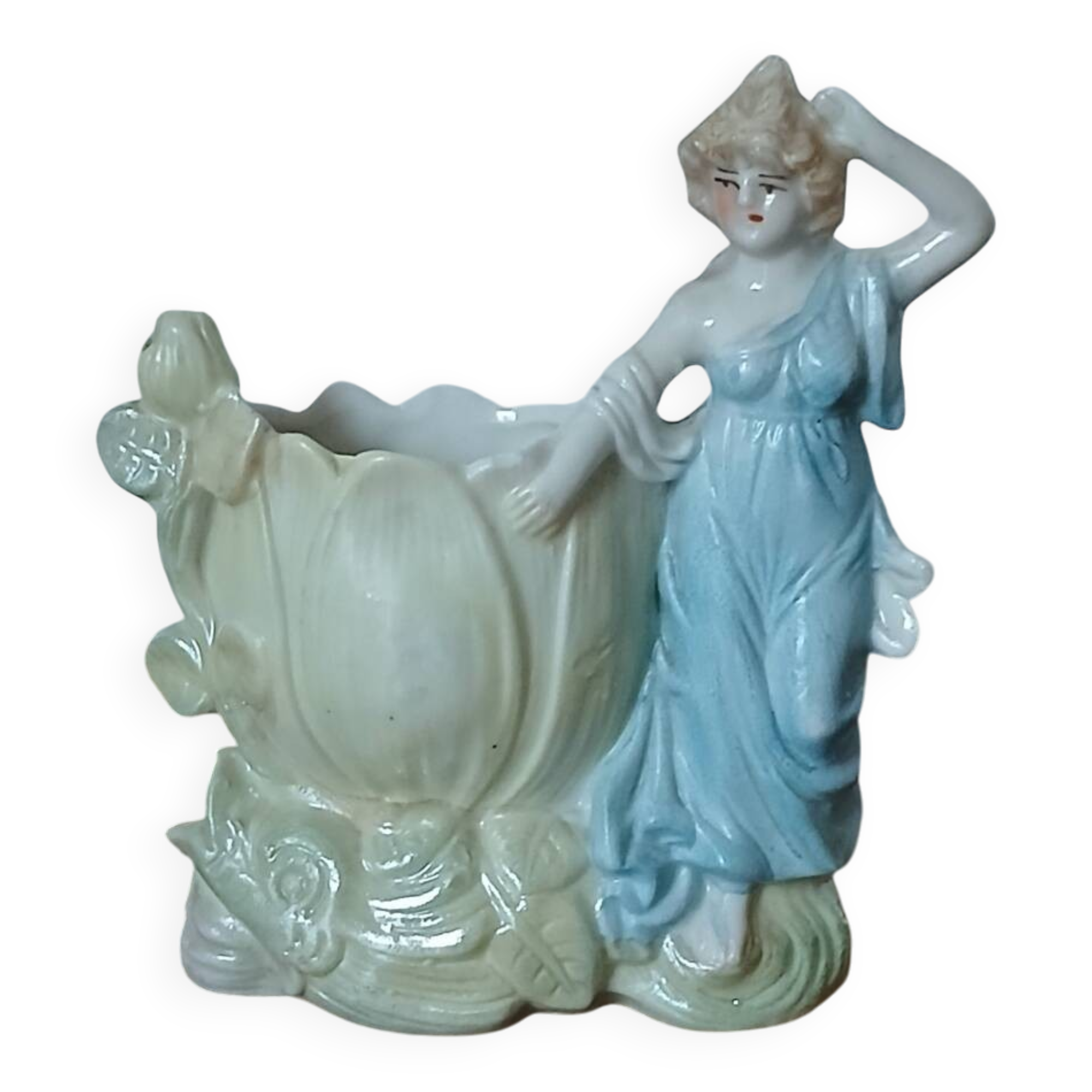 Small vase representing a woman - Art Nouveau period