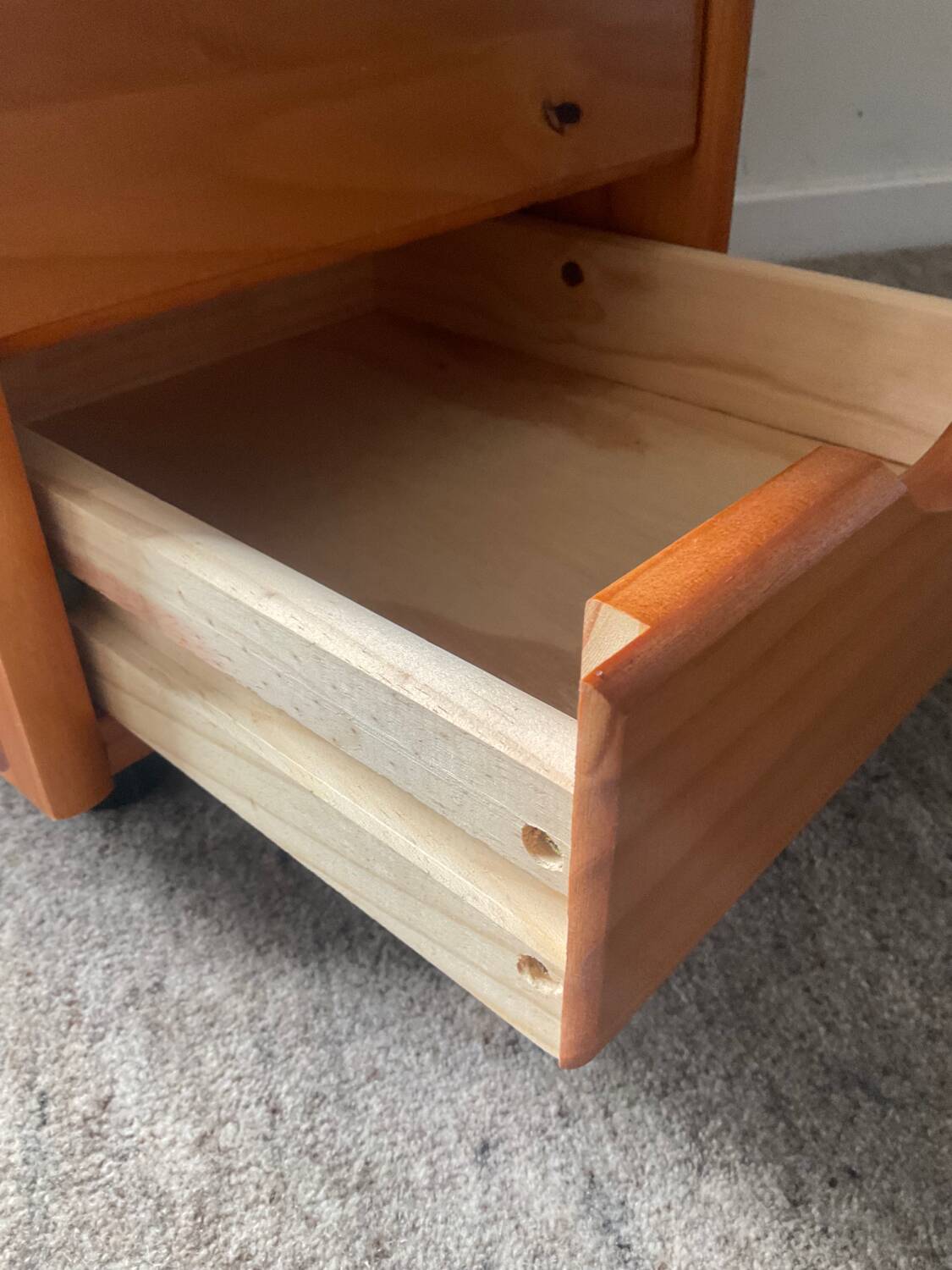 Vintage pine drawer unit