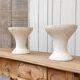 Concrete Garden Vases, 1950s, Set of 2