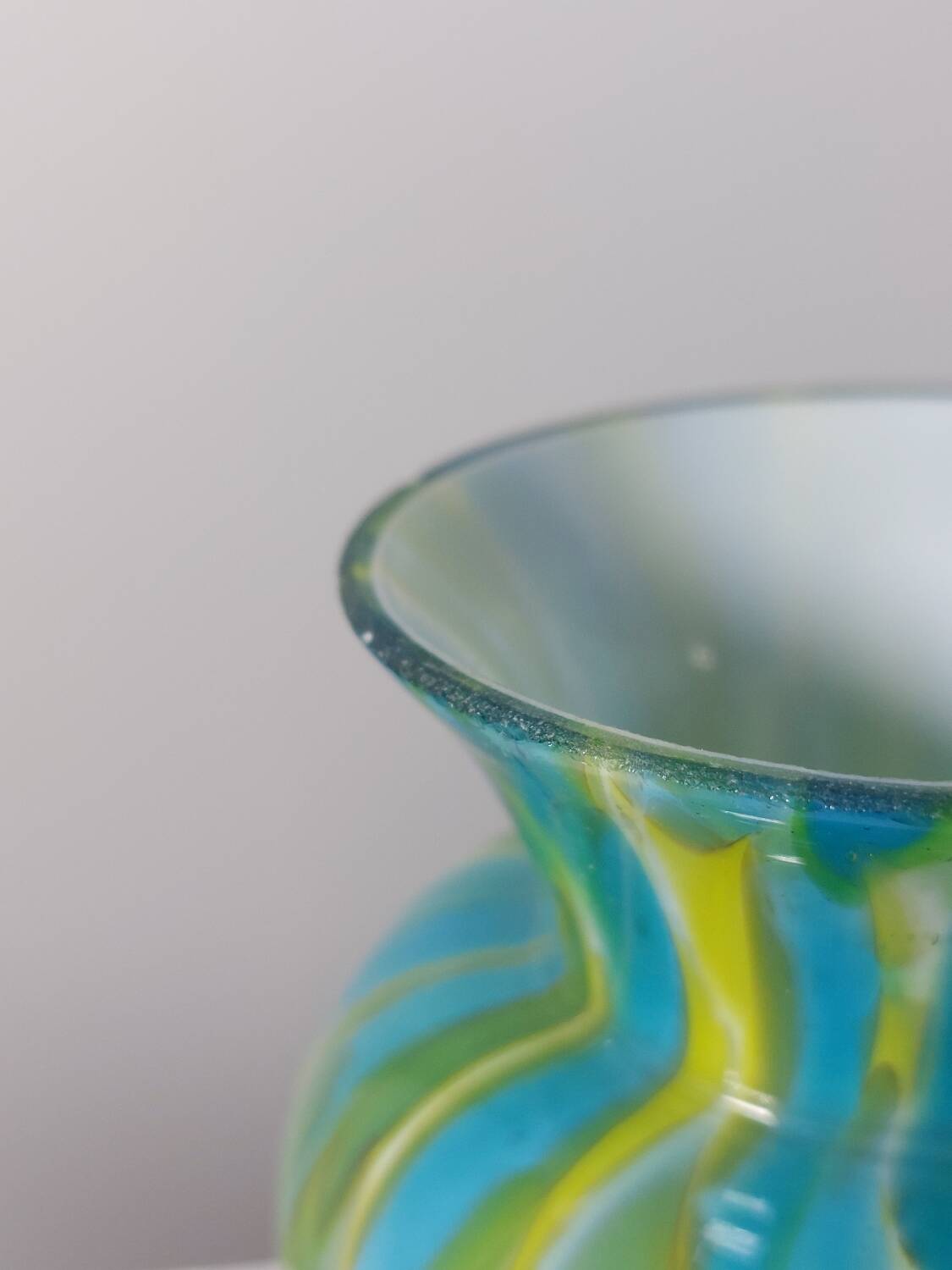 Small vintage Murano glass vase from the 1950s.
