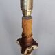 Esapgne ep 1900 ground carved wood lamppost