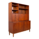 Large teak side bookcase - Poul Hundevad - 1960