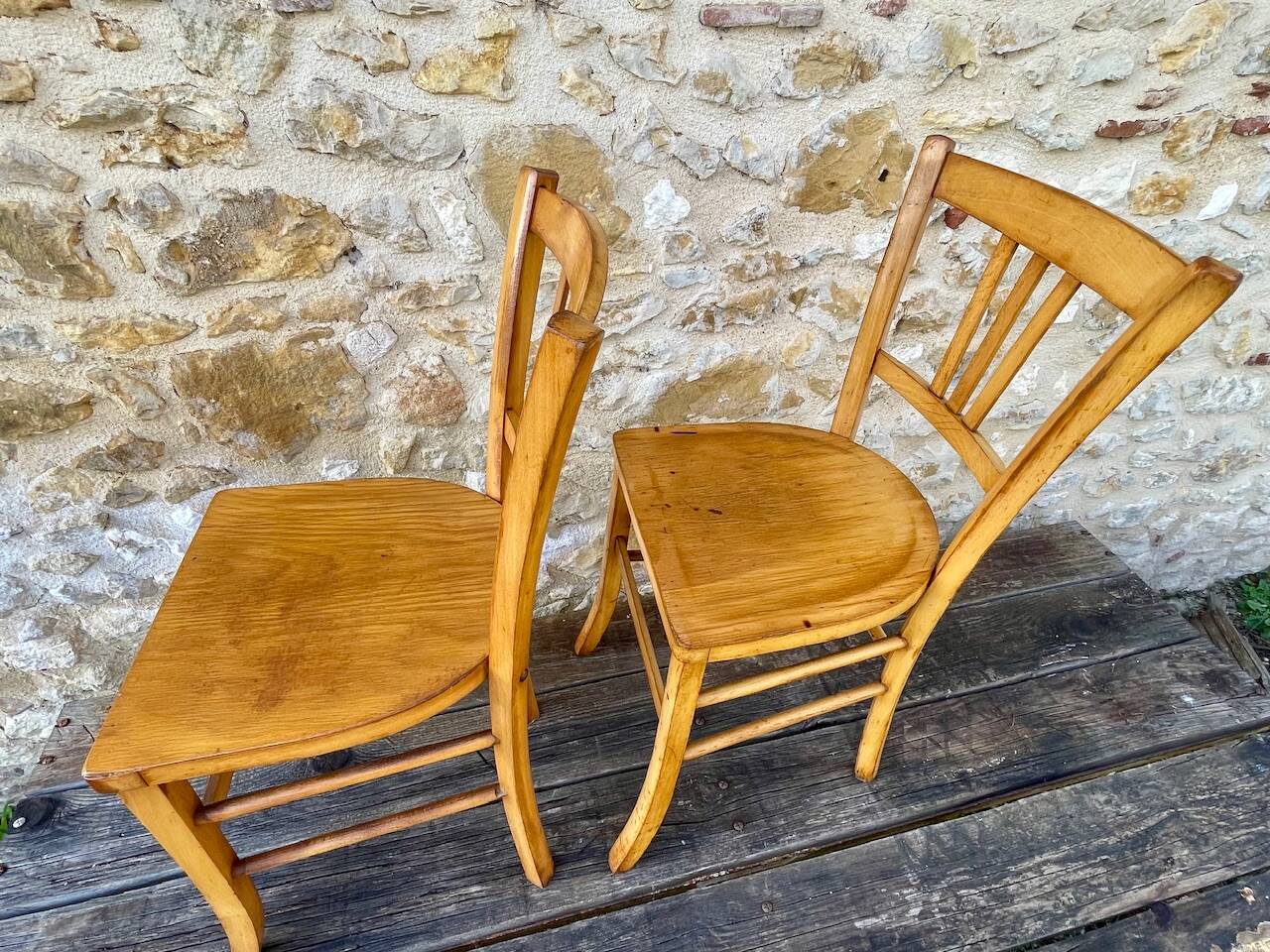 Pair of bistro chairs circa 50s/60s