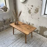 Table basse art populaire Suisse 1900