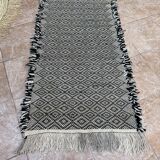 Moroccan rug, Handmade wool rug, Solid rug, Moroccan runner rug, zanafi runner