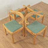 1970s dining chairs, Vamdrup Stolefabrik