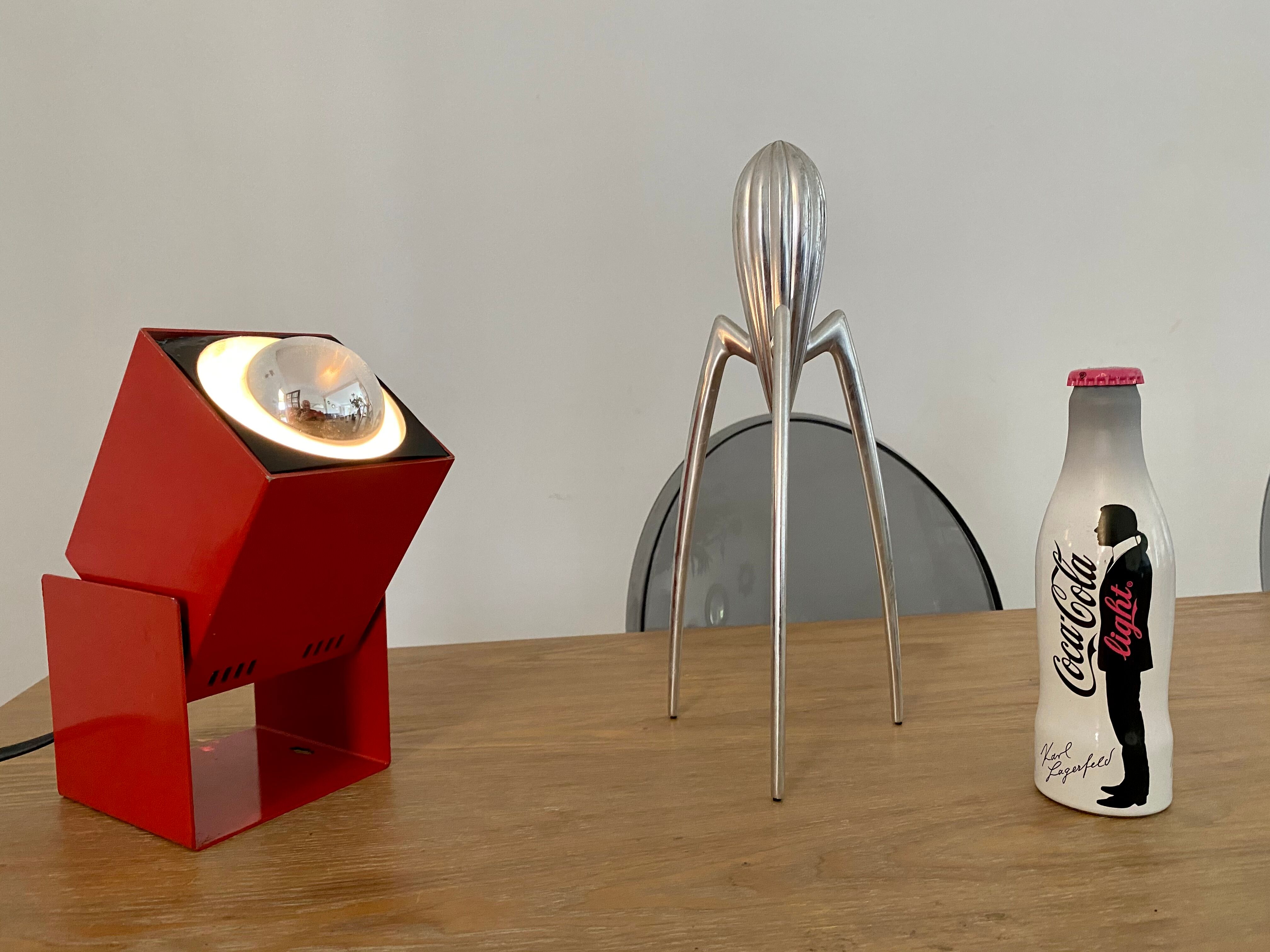 Lamp applique spot cube Lita France design vintage 70s
