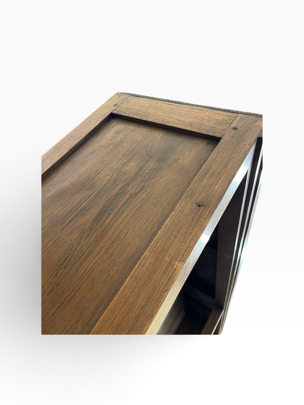 XL vintage wooden display shelf/bookcase