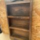 Antique 3 Compartment Wooden Hanging Spice Rack Vintage #B193