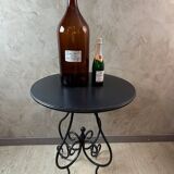 Large amber bottle