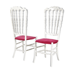 Paire de chaises Chiavari, fabriquéeenne